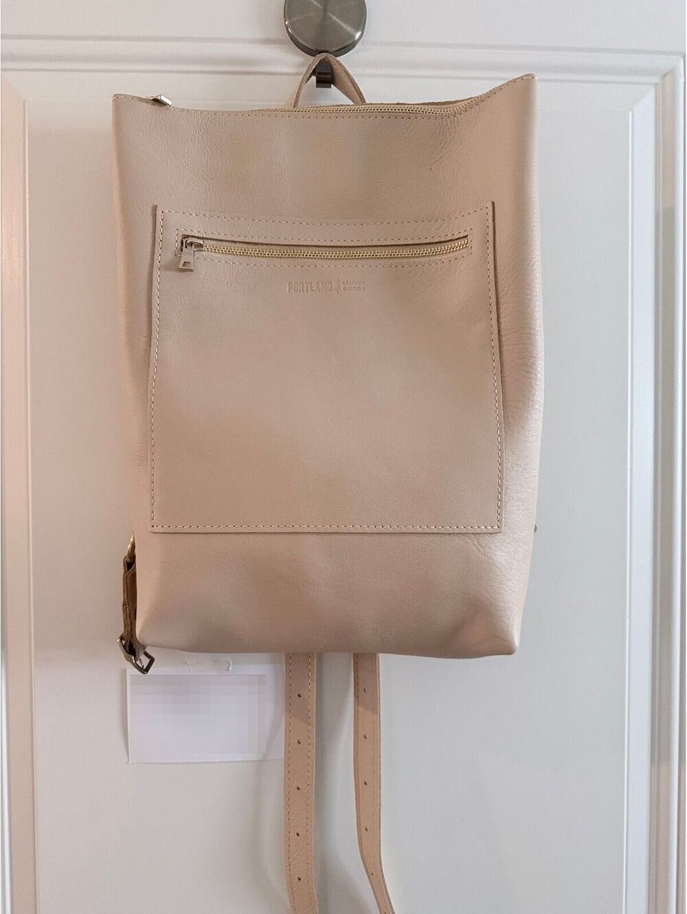 Portland Leather Moonflower Backpack Laptop Bag NWOT